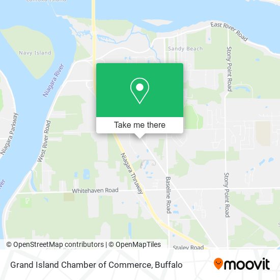 Grand Island Chamber of Commerce map