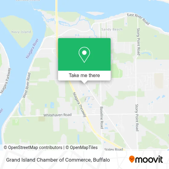 Grand Island Chamber of Commerce map
