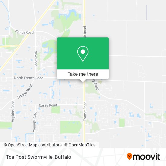 Tca Post Swormville map