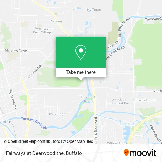 Fairways at Deerwood the map