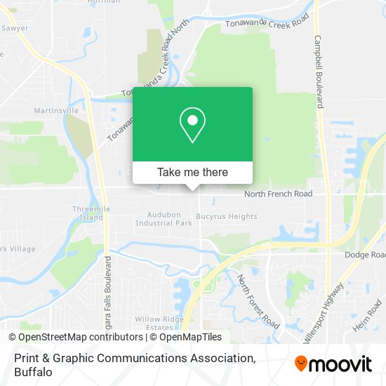 Mapa de Print & Graphic Communications Association