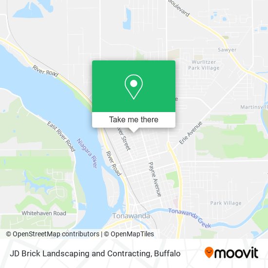 JD Brick Landscaping and Contracting map