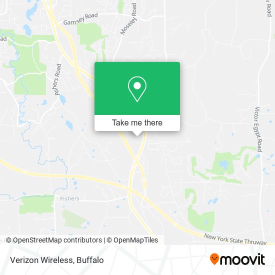 Mapa de Verizon Wireless