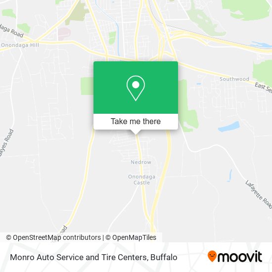 Monro Auto Service and Tire Centers map