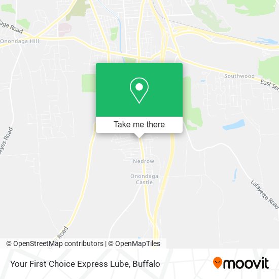Your First Choice Express Lube map