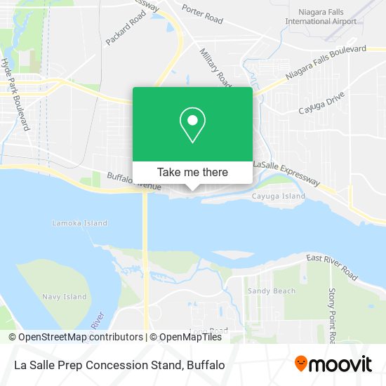 Mapa de La Salle Prep Concession Stand