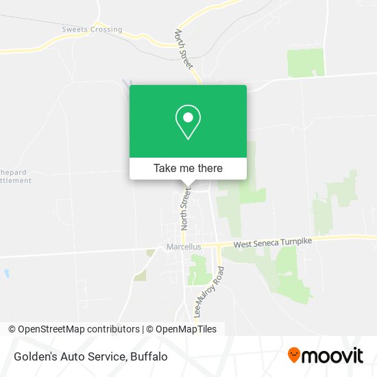Golden's Auto Service map
