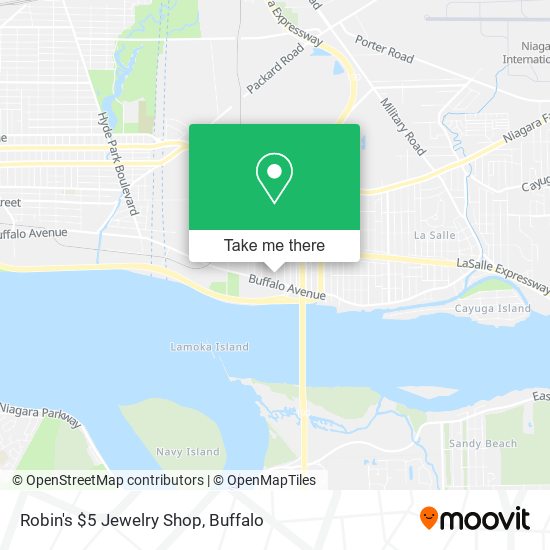 Mapa de Robin's $5 Jewelry Shop