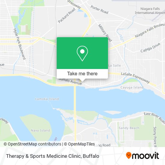 Mapa de Therapy & Sports Medicine Clinic