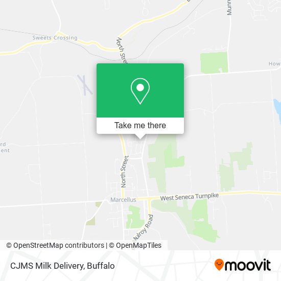 CJMS Milk Delivery map