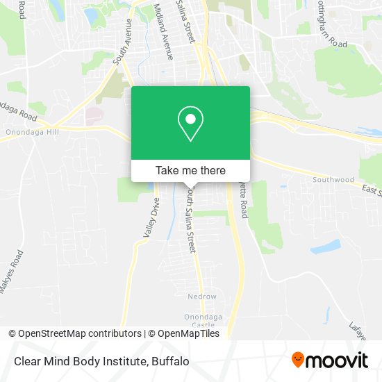 Clear Mind Body Institute map