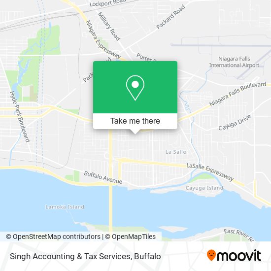 Mapa de Singh Accounting & Tax Services