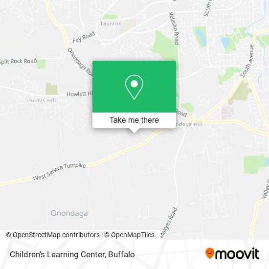 Children's Learning Center map