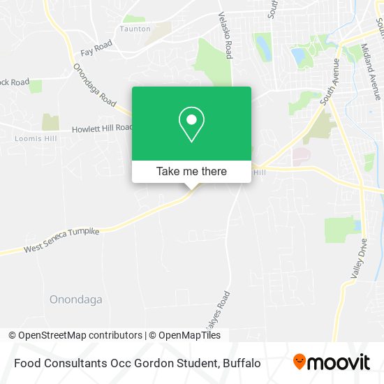 Mapa de Food Consultants Occ Gordon Student