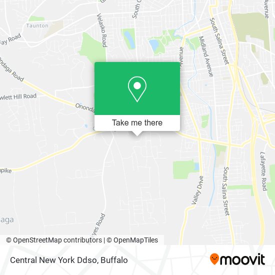 Mapa de Central New York Ddso