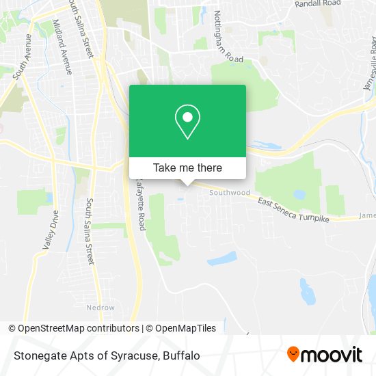 Stonegate Apts of Syracuse map