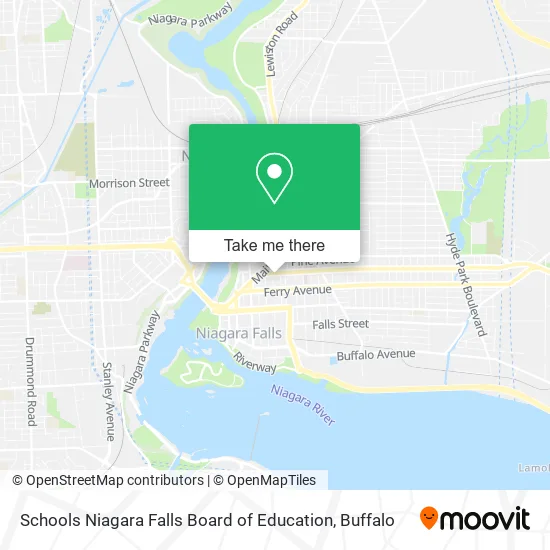 Schools Niagara Falls Board of Education map