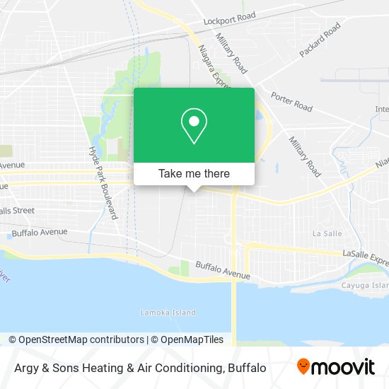 Mapa de Argy & Sons Heating & Air Conditioning