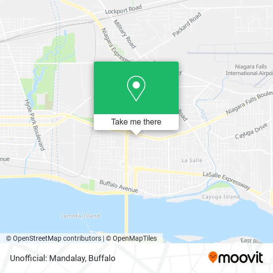 Mapa de Unofficial: Mandalay