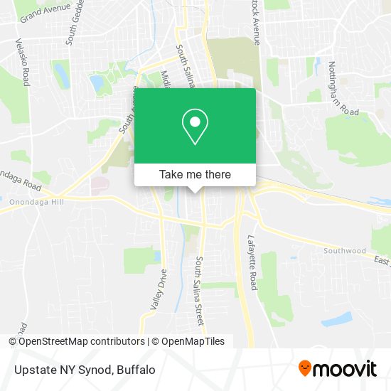 Mapa de Upstate NY Synod