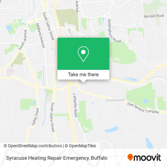 Mapa de Syracuse Heating Repair Emergency