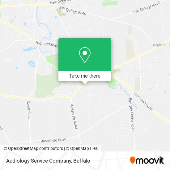 Audiology Service Company map