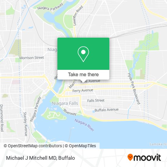 Michael J Mitchell MD map