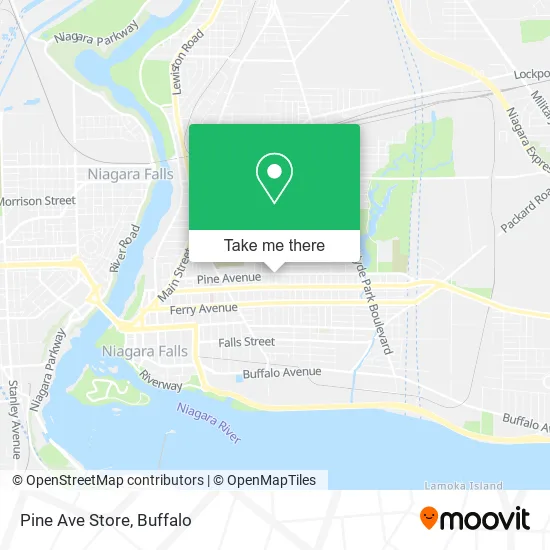 Pine Ave Store map