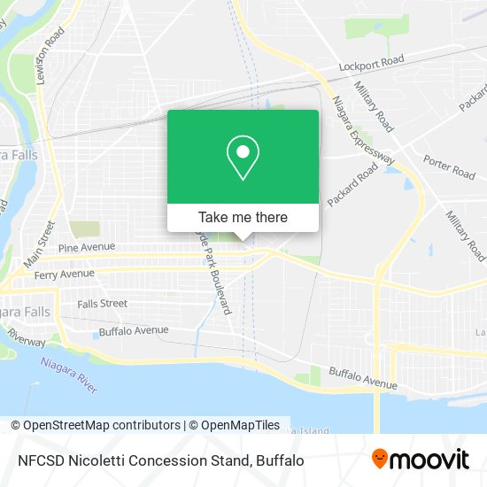 NFCSD Nicoletti Concession Stand map