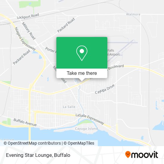 Evening Star Lounge map