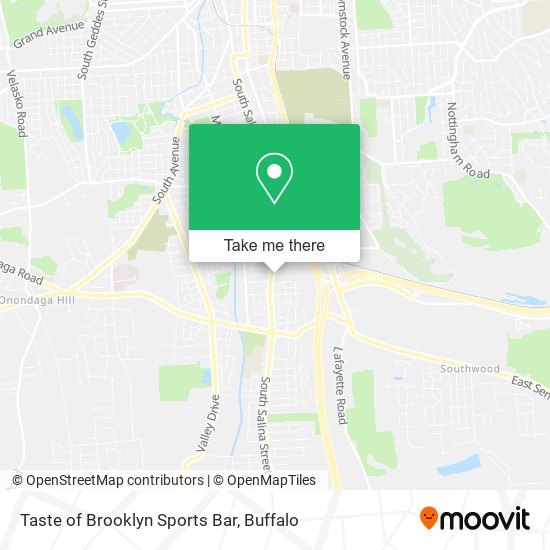 Taste of Brooklyn Sports Bar map
