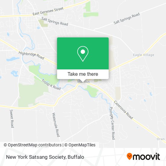 Mapa de New York Satsang Society