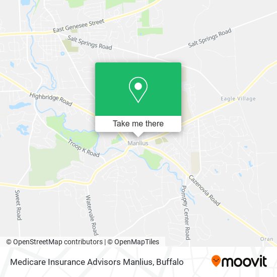 Medicare Insurance Advisors Manlius map