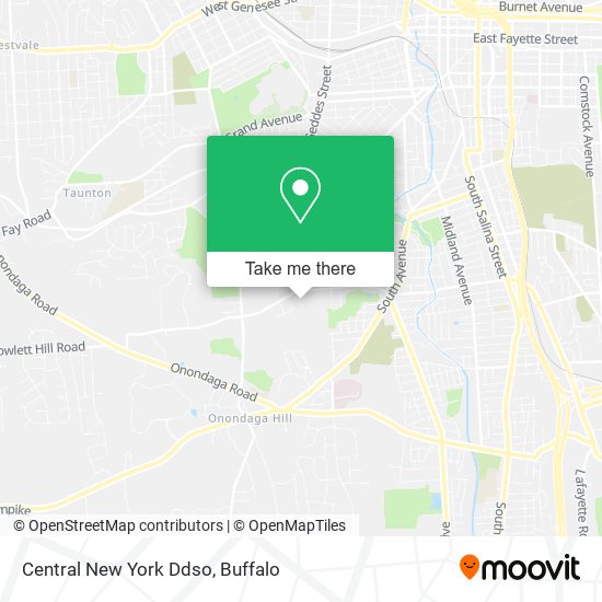 Mapa de Central New York Ddso