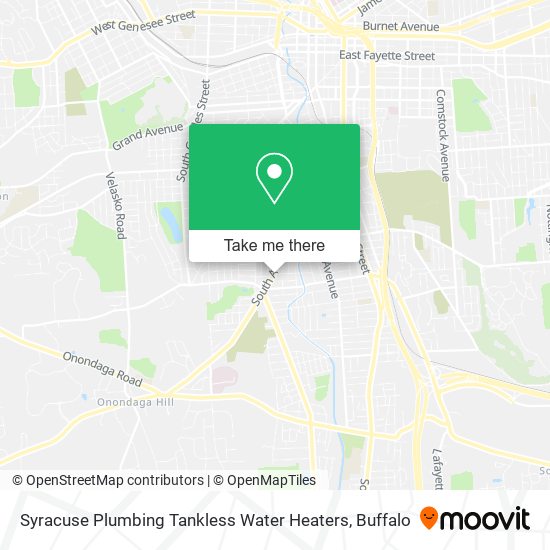 Syracuse Plumbing Tankless Water Heaters map