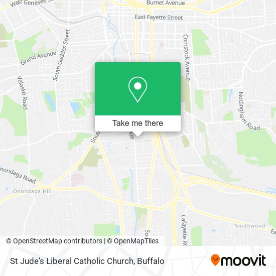 St Jude's Liberal Catholic Church map