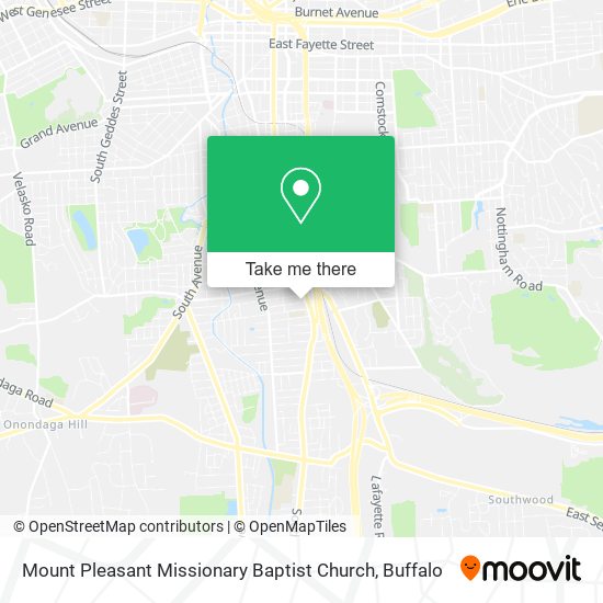 Mapa de Mount Pleasant Missionary Baptist Church