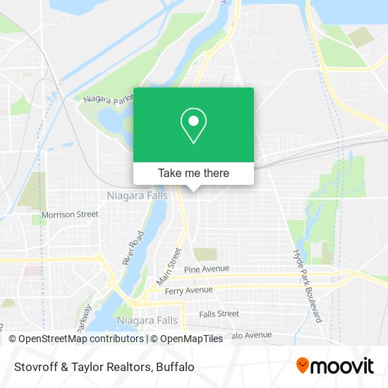 Stovroff & Taylor Realtors map