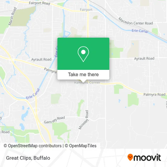 Great Clips map