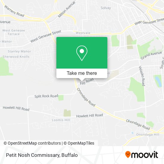 Mapa de Petit Nosh Commissary