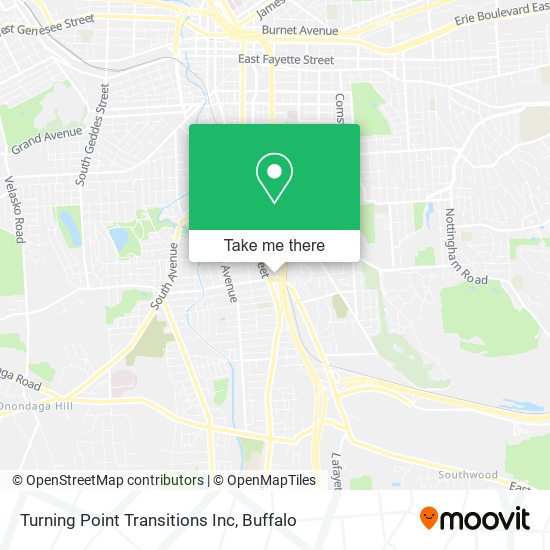 Turning Point Transitions Inc map