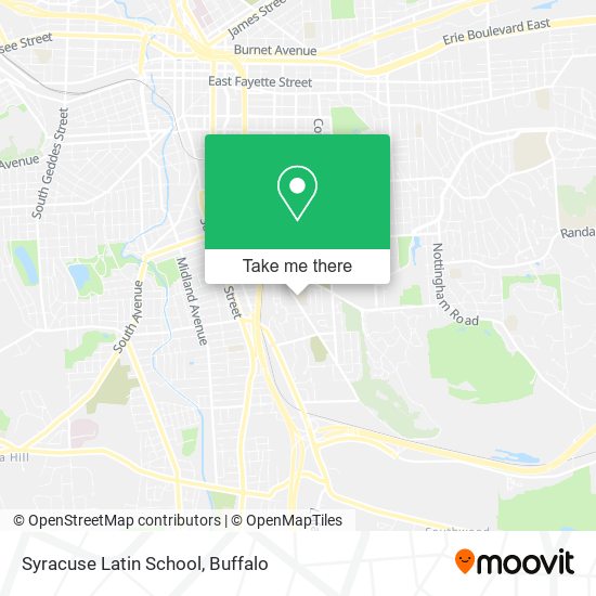 Syracuse Latin School map