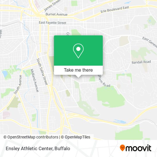 Mapa de Ensley Athletic Center