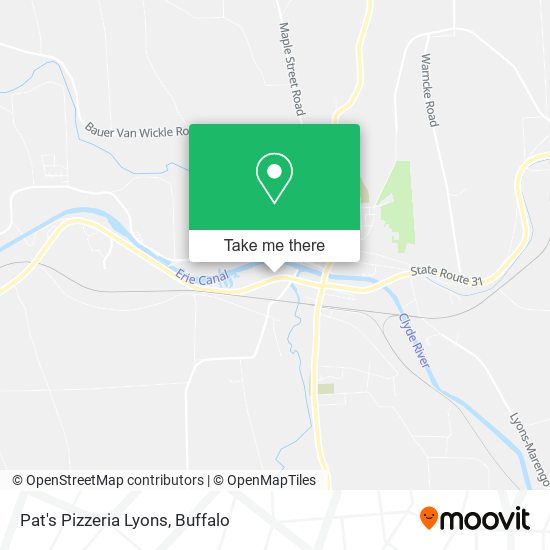 Mapa de Pat's Pizzeria Lyons