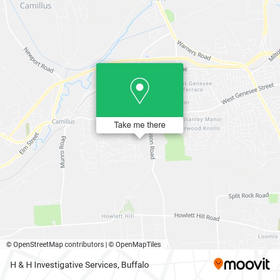 Mapa de H & H Investigative Services