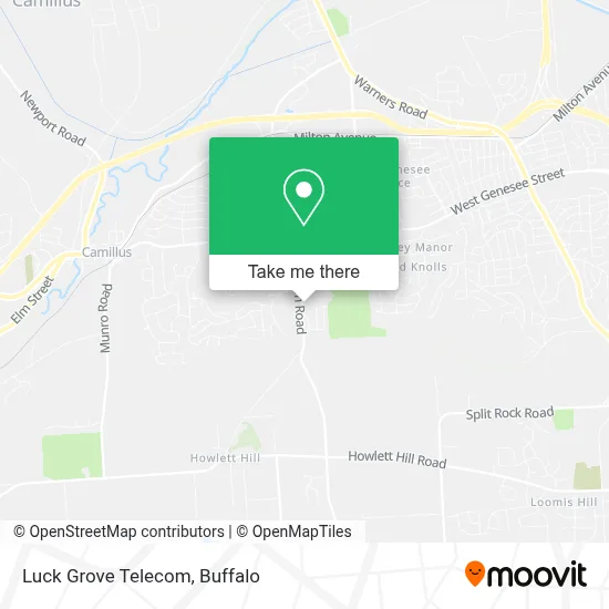 Luck Grove Telecom map