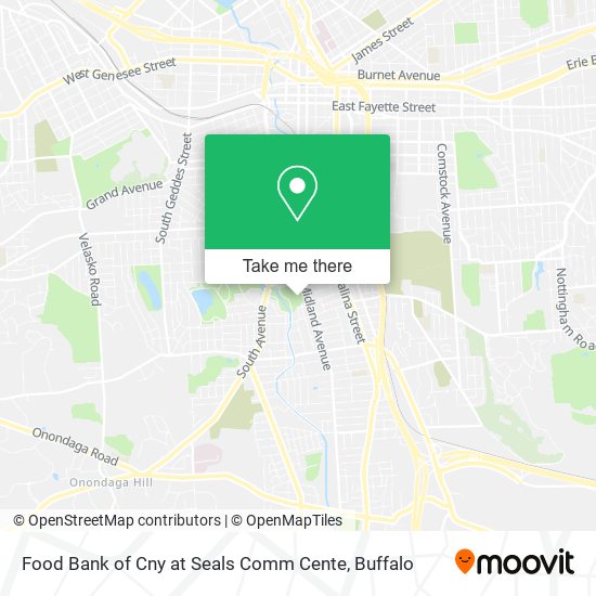 Food Bank of Cny at Seals Comm Cente map