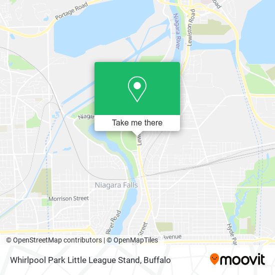 Whirlpool Park Little League Stand map