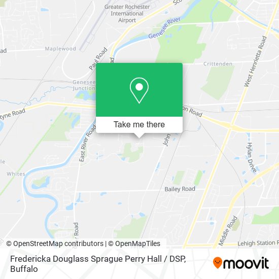 Mapa de Fredericka Douglass Sprague Perry Hall / DSP