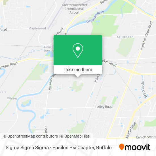 Sigma Sigma Sigma - Epsilon Psi Chapter map